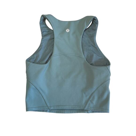 Lululemon Invigorate Training Tank Top Tidewater Teal Size 4 - Picture 1 of 4